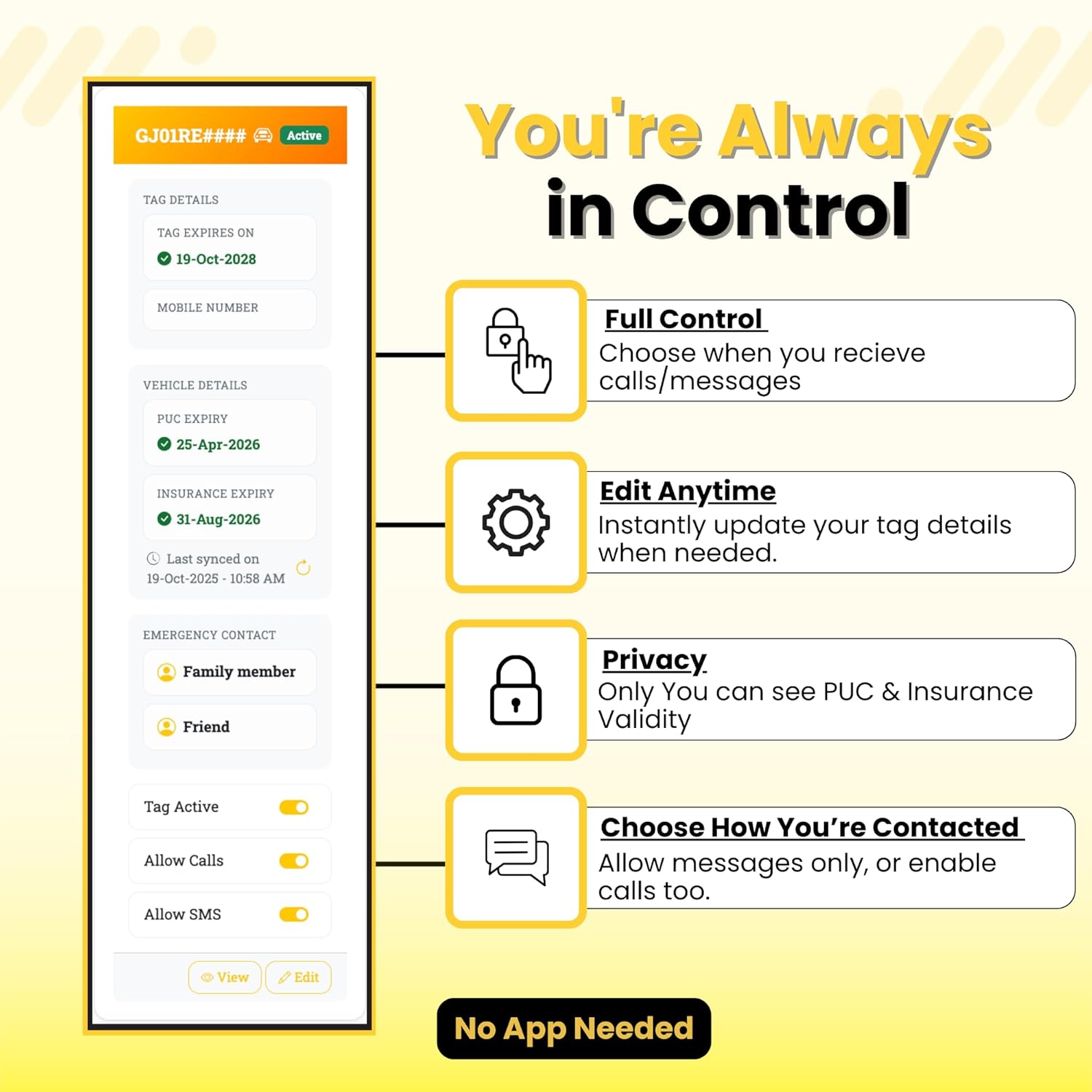 ContactMeTag - For Goods Carrier